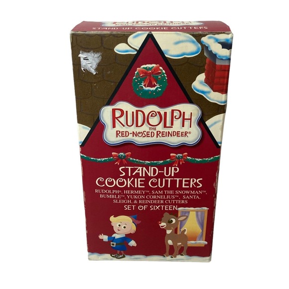 Rudolph The Red-Nosed Reindeer 16 Piece Stand-Up 3D Christmas Cookie Cutters - Picture 4 of 7
